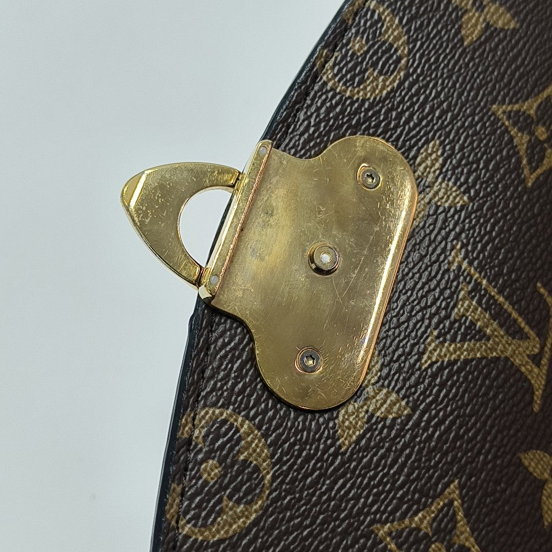 SAINT PLACIDE Monogram Coated Canvas Brown