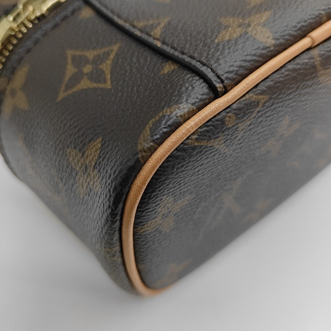 NICE Super Mini Monogram Coated Canvas Brown