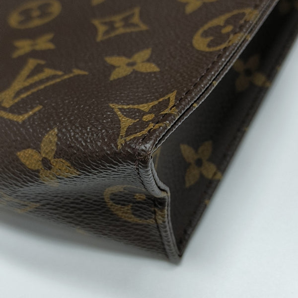 TOILET POCKET 26 Monogram Coated Canvas Brown