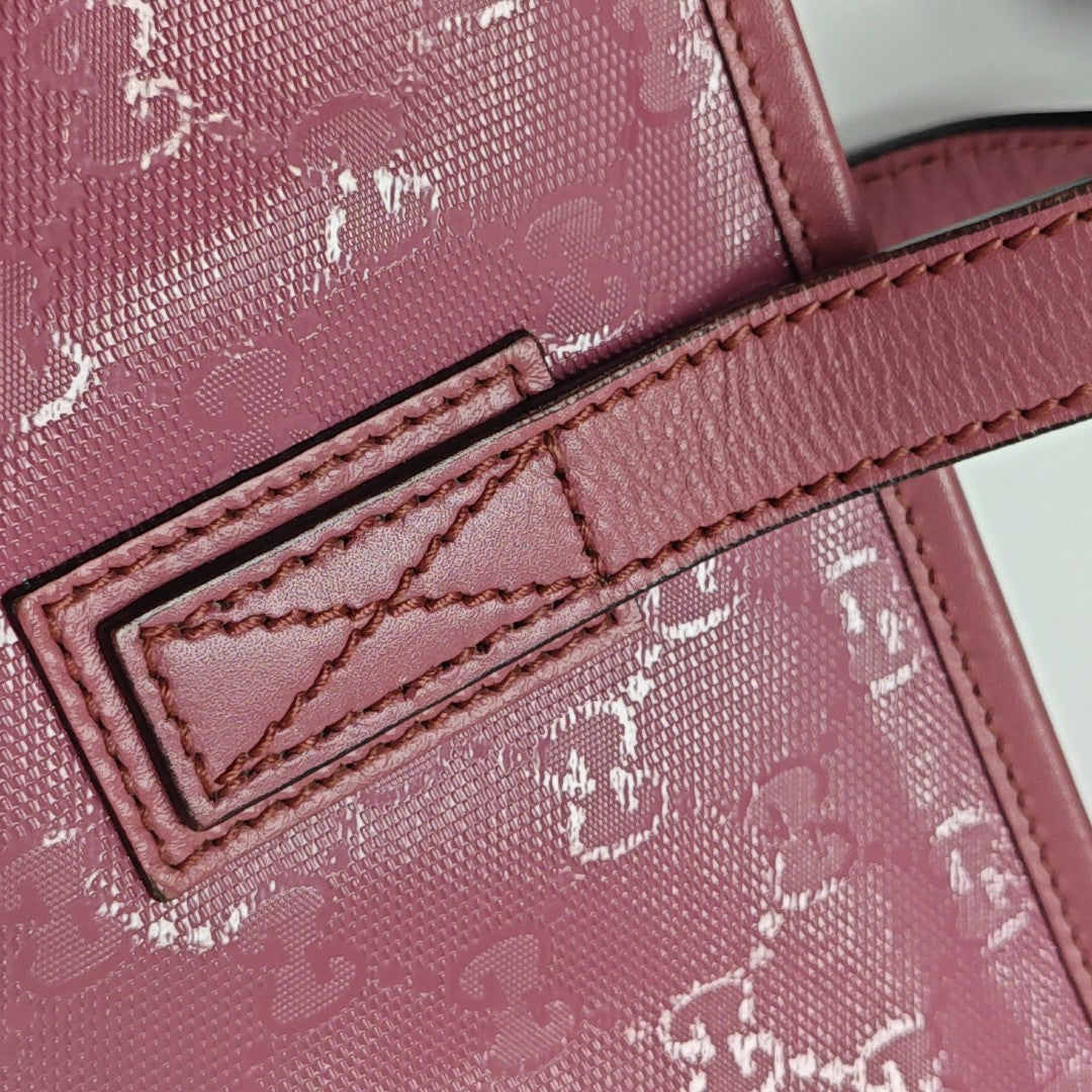 GG Imprime Monogram Coated Canvas Red