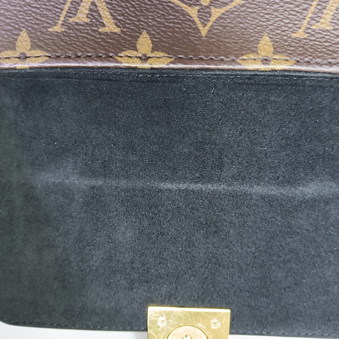 LOCKY BB Monogram Coated Canvas Brown
