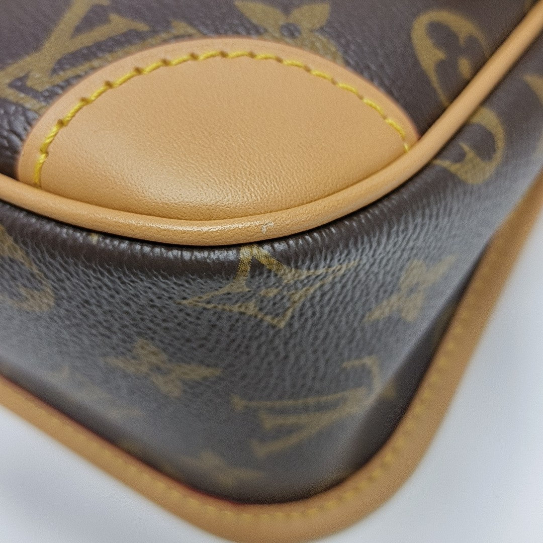 DIANE Monogram Coated Canvas Brown