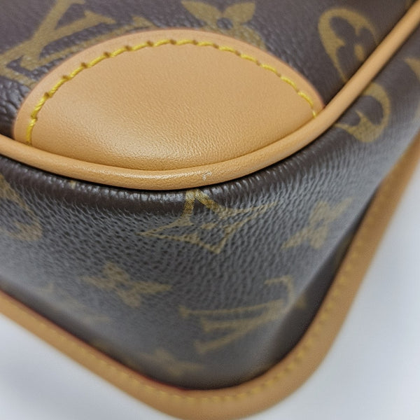 DIANE Monogram Coated Canvas Brown