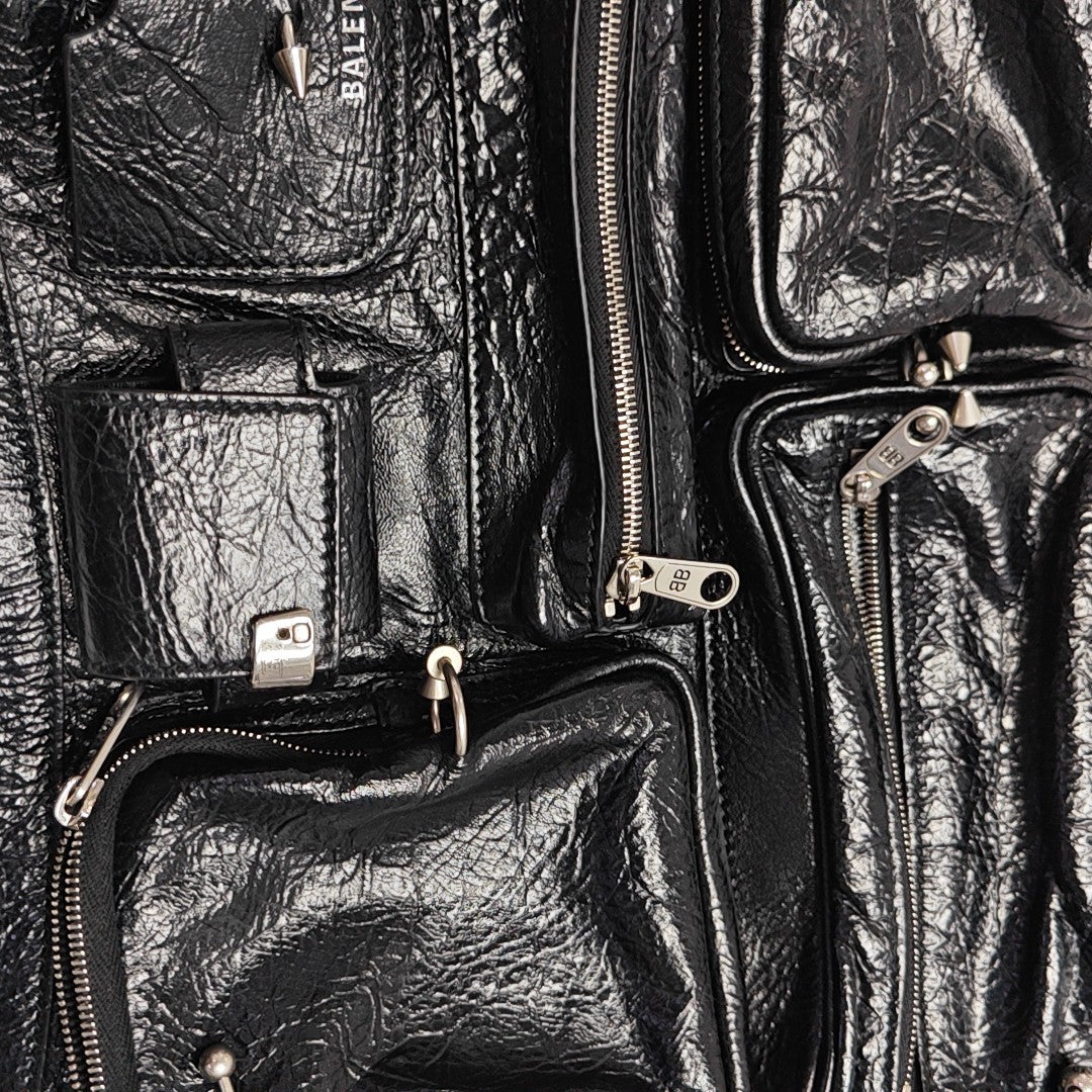 Lambskin Shoulder Bag Black