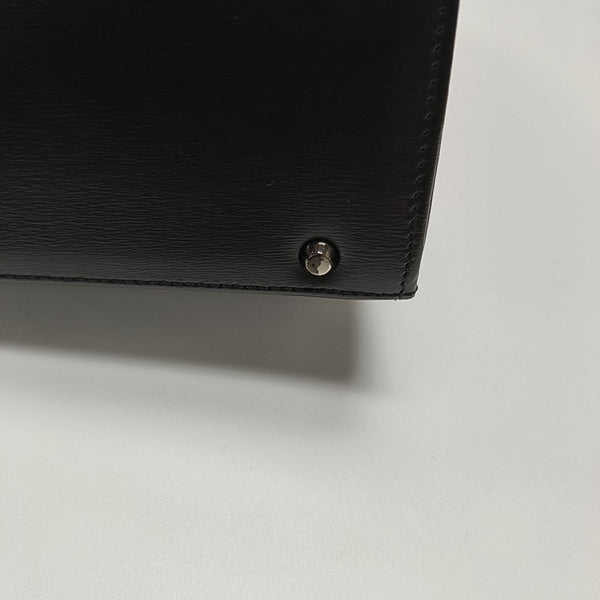 Calfskin Shoulder Bag Black