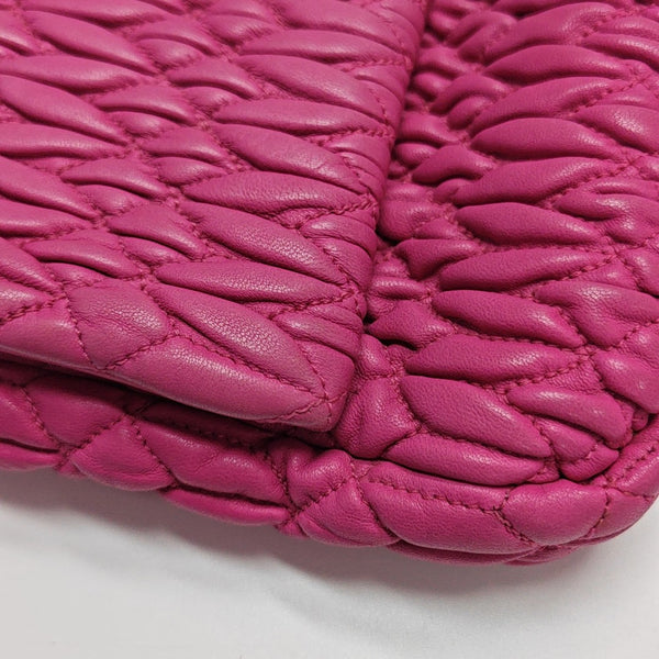 Crystal Quilted Lambskin Red