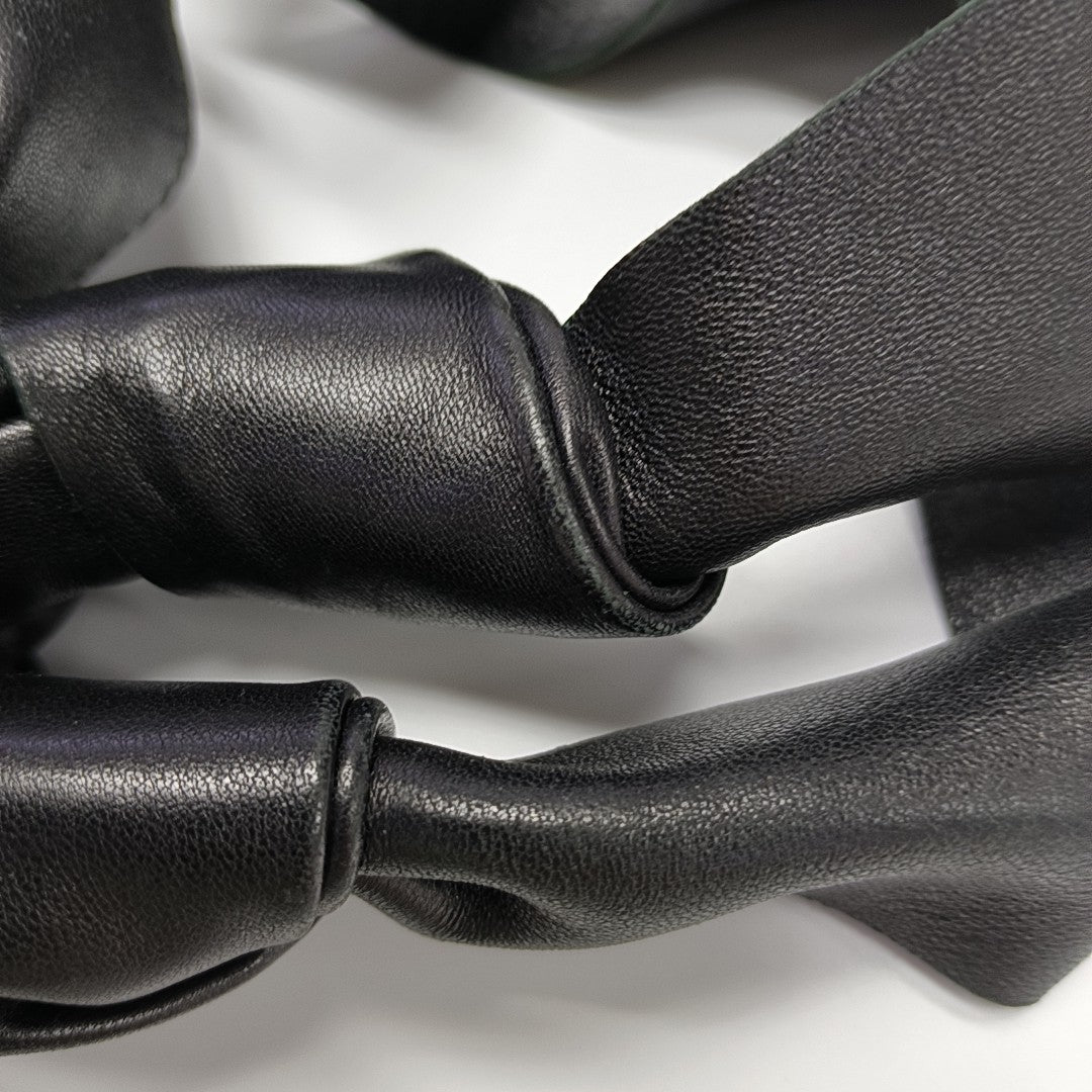 Calfskin Shoulder Bag Black
