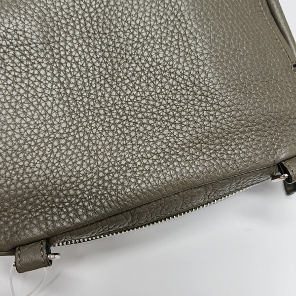 Calfskin Crossbody Bag Gray