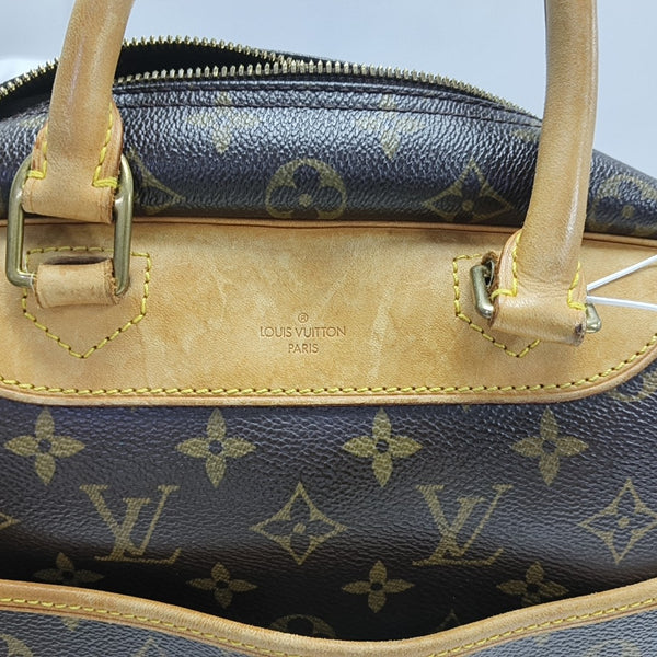 DEAUVILLE Monogram Coated Canvas Brown