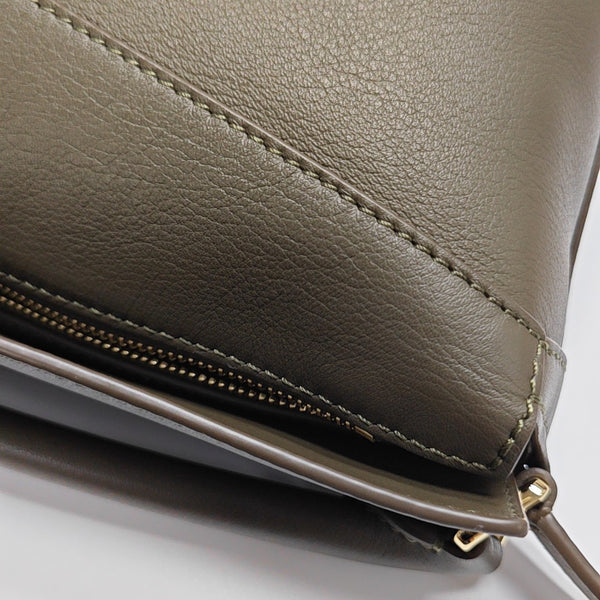 Puzzle Mini Calfskin Green