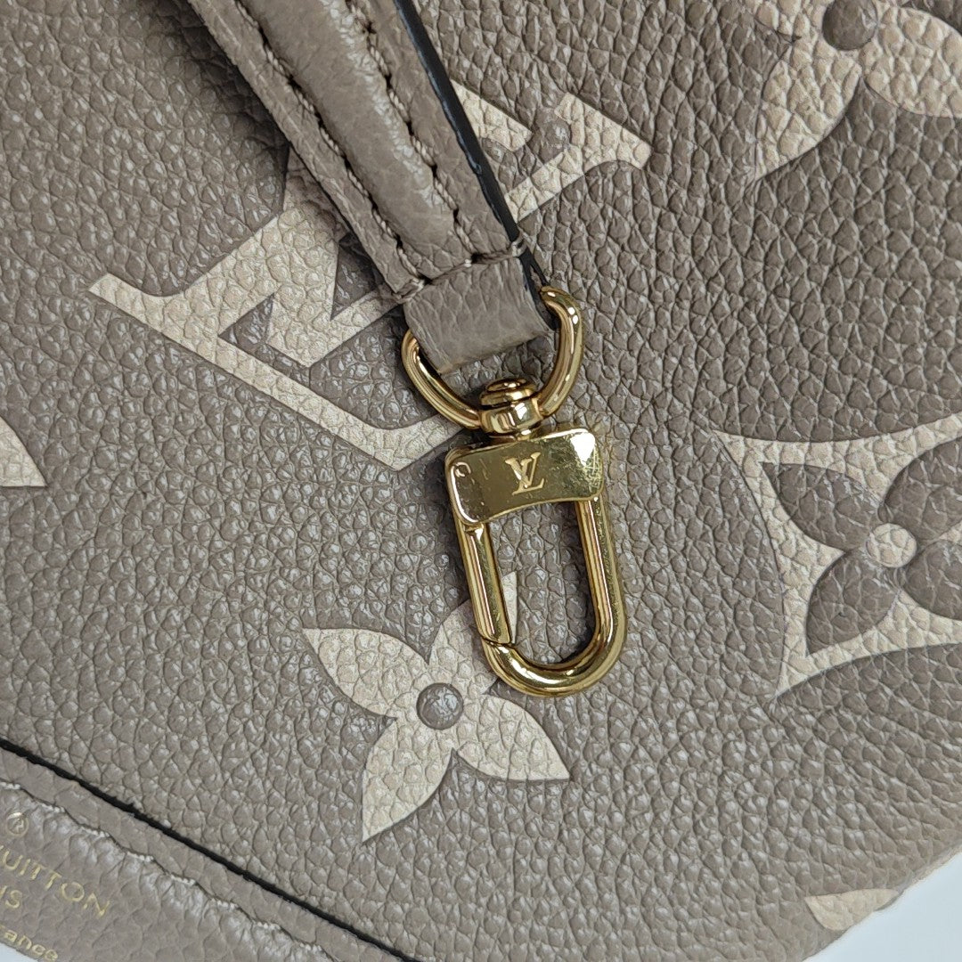 NOÉ Nano Monogram Calfskin Gray