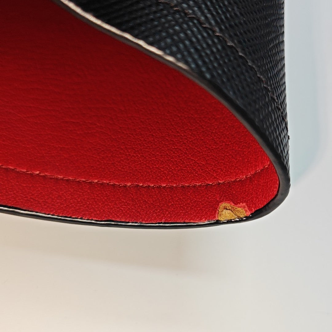 Double Saffiano Calfskin Black