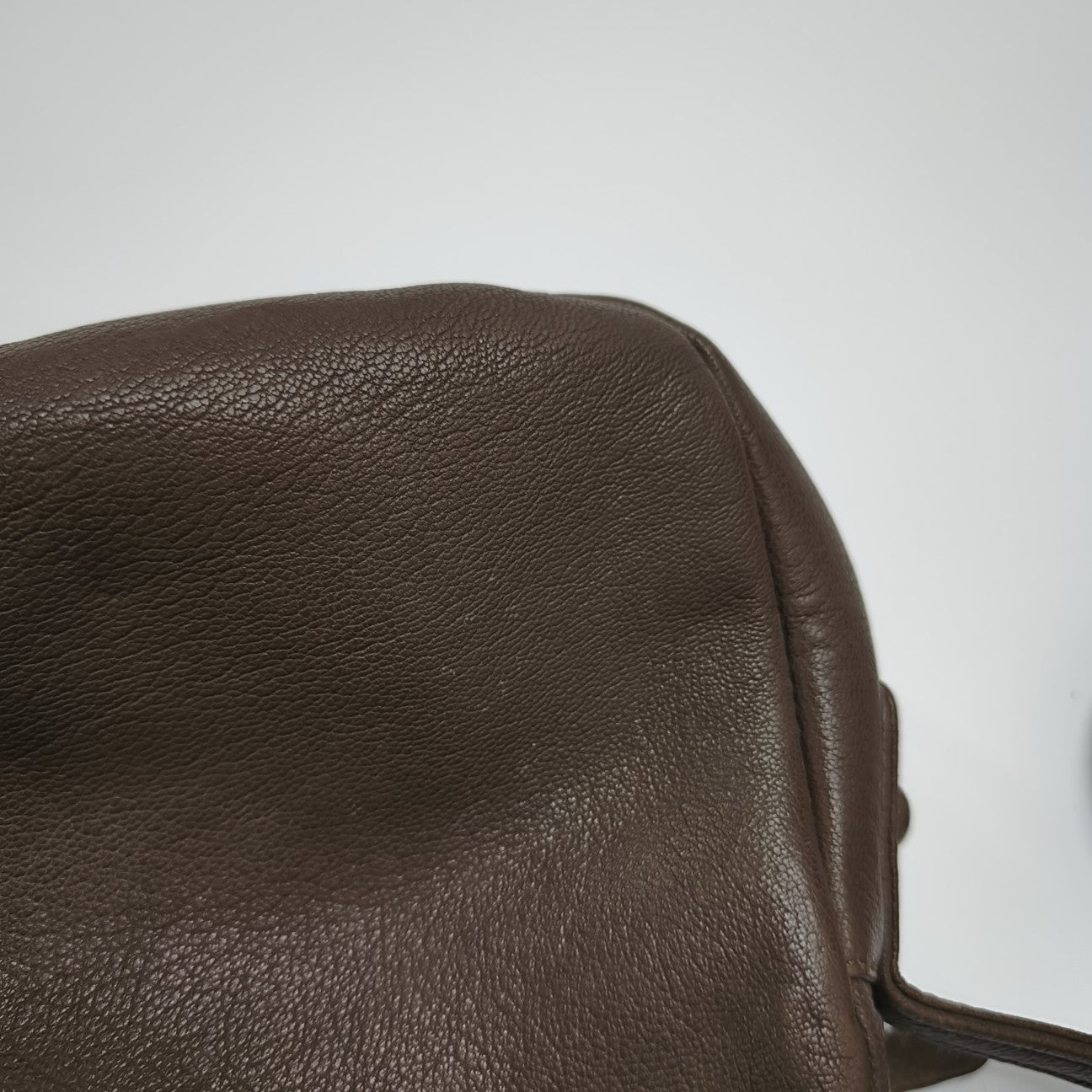 Calfskin Shoulder Bag Brown