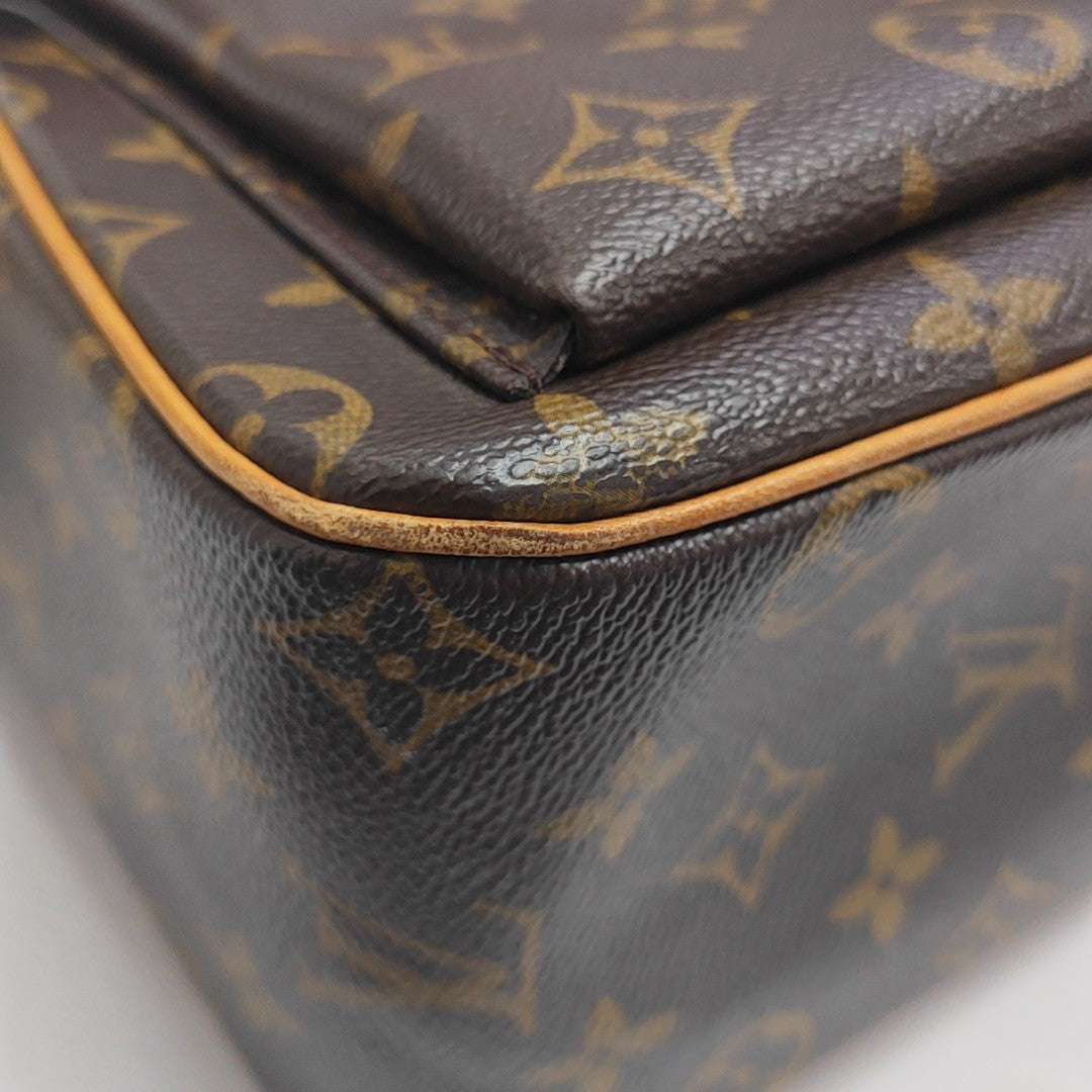 VIVA CITE Monogram Coated Canvas Brown