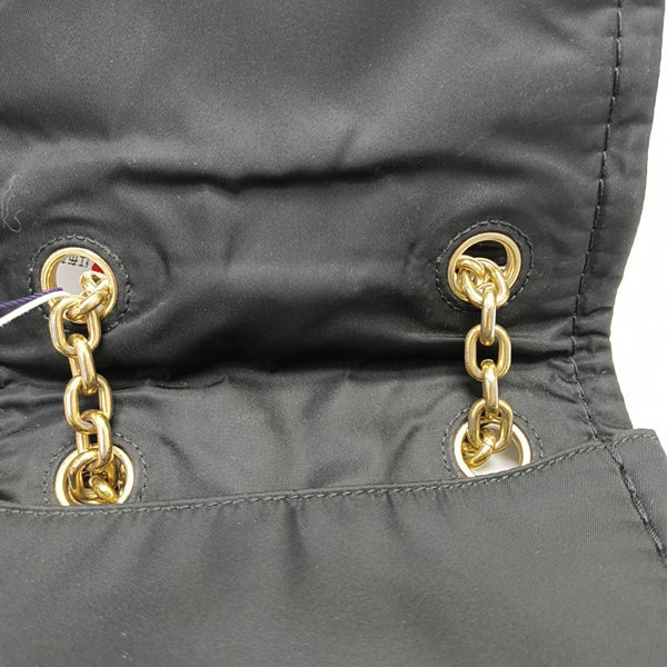 Nylon Shoulder Bag Black