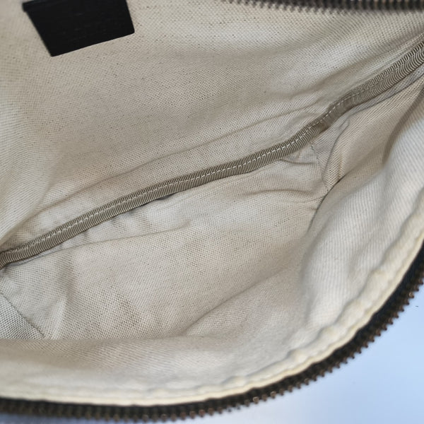 Print Large Calfskin Black