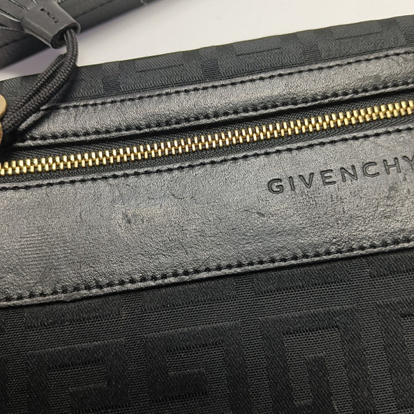 Canvas Top Handle Bag Black