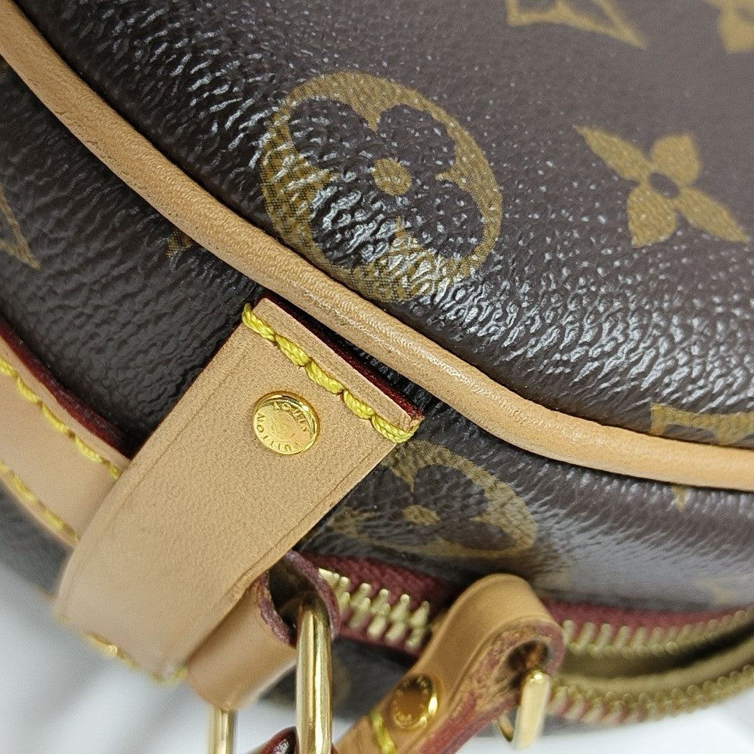 BOITE CHAPEAU PM Monogram Coated Canvas Brown