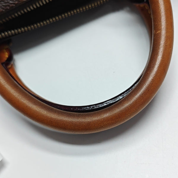 SPEEDY 30 Monogram Coated Canvas Brown