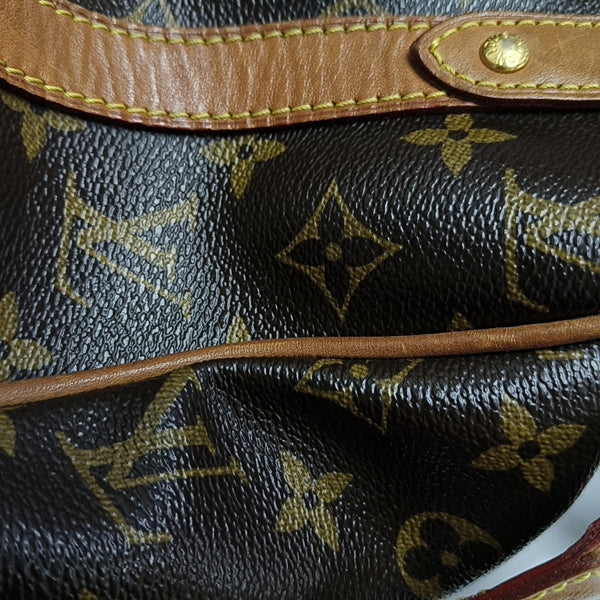 STRESA Monogram Coated Canvas Brown