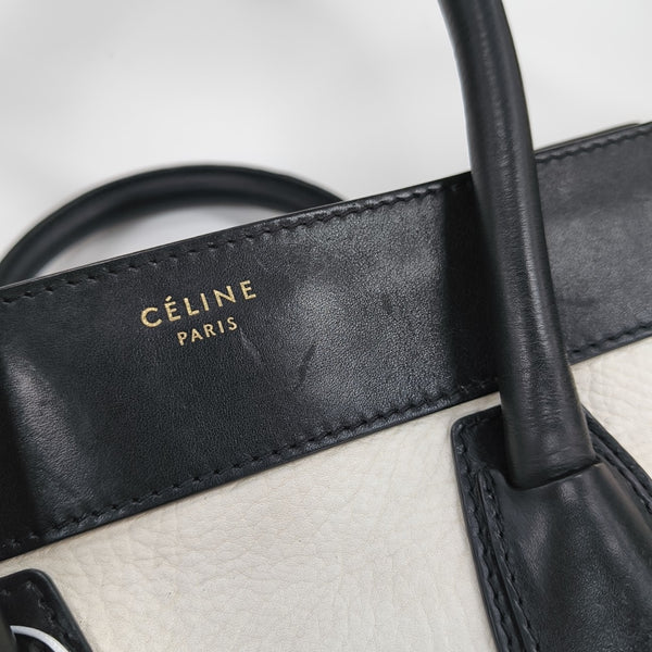 LUGGAGE Mini Calfskin White