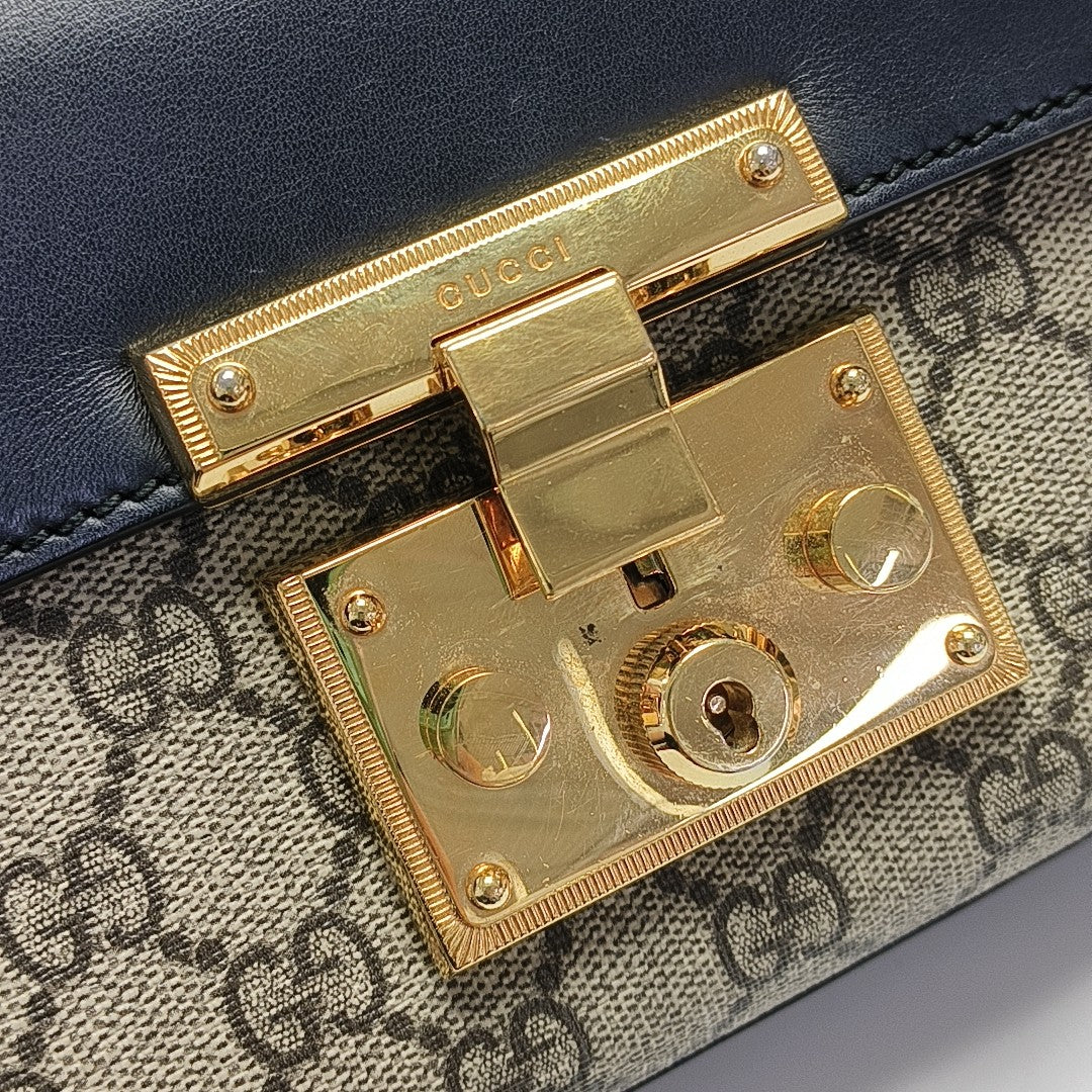 Padlock Small Monogram Coated Canvas Multicolor