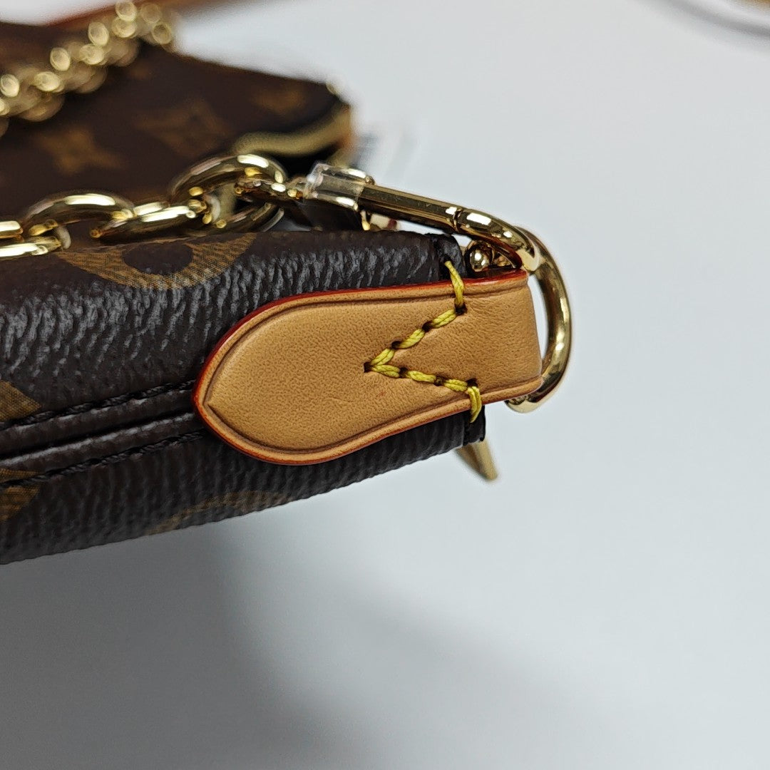 BOULOGNE Nano Monogram Coated Canvas Brown