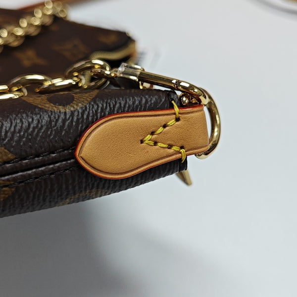 BOULOGNE Nano Monogram Coated Canvas Brown