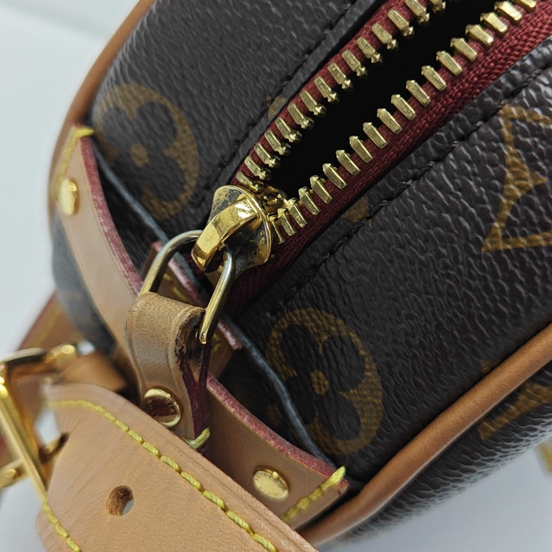 BOITE CHAPEAU PM Monogram Coated Canvas Brown