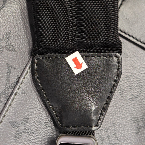 CHRISTOPHER MM Monogram Coated Canvas Gray