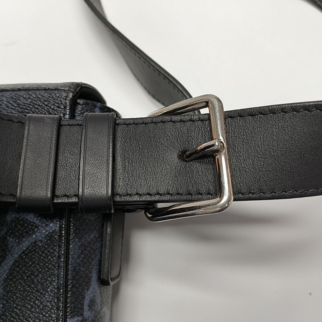 TRUNK PM Monogram Coated Canvas Gray