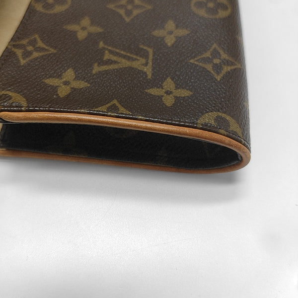 TWIN GM Monogram Coated Canvas Brown