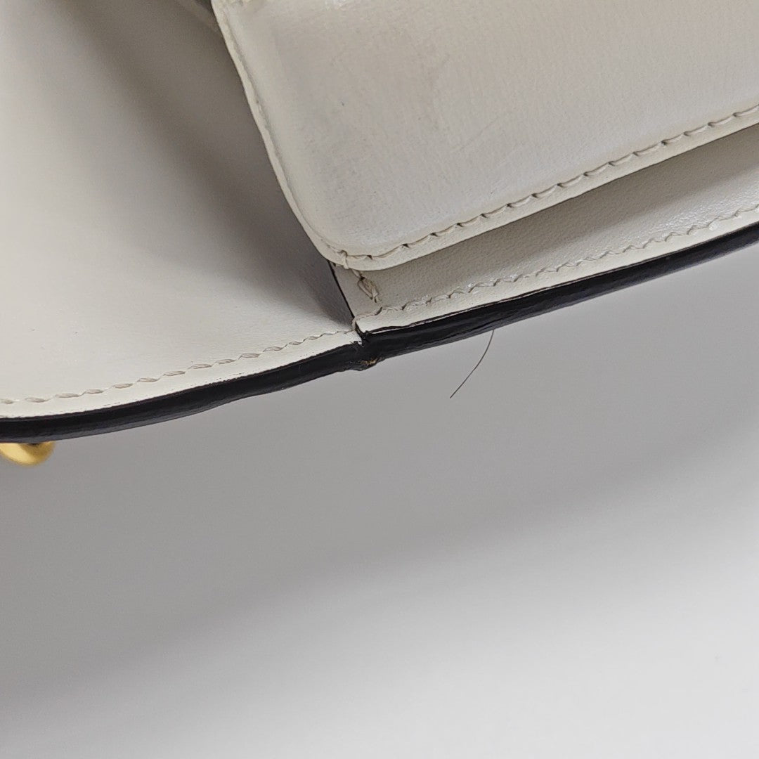 Bamboo 1947 Small Calfskin White