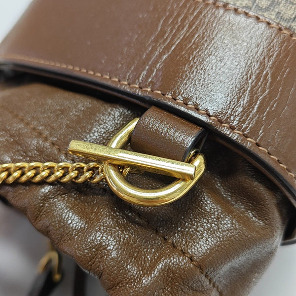 Horsebit 1955 Small Coated Canvas Beige
