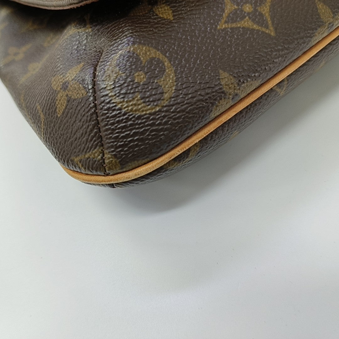 MUSETTE TANGO Monogram Coated Canvas Brown