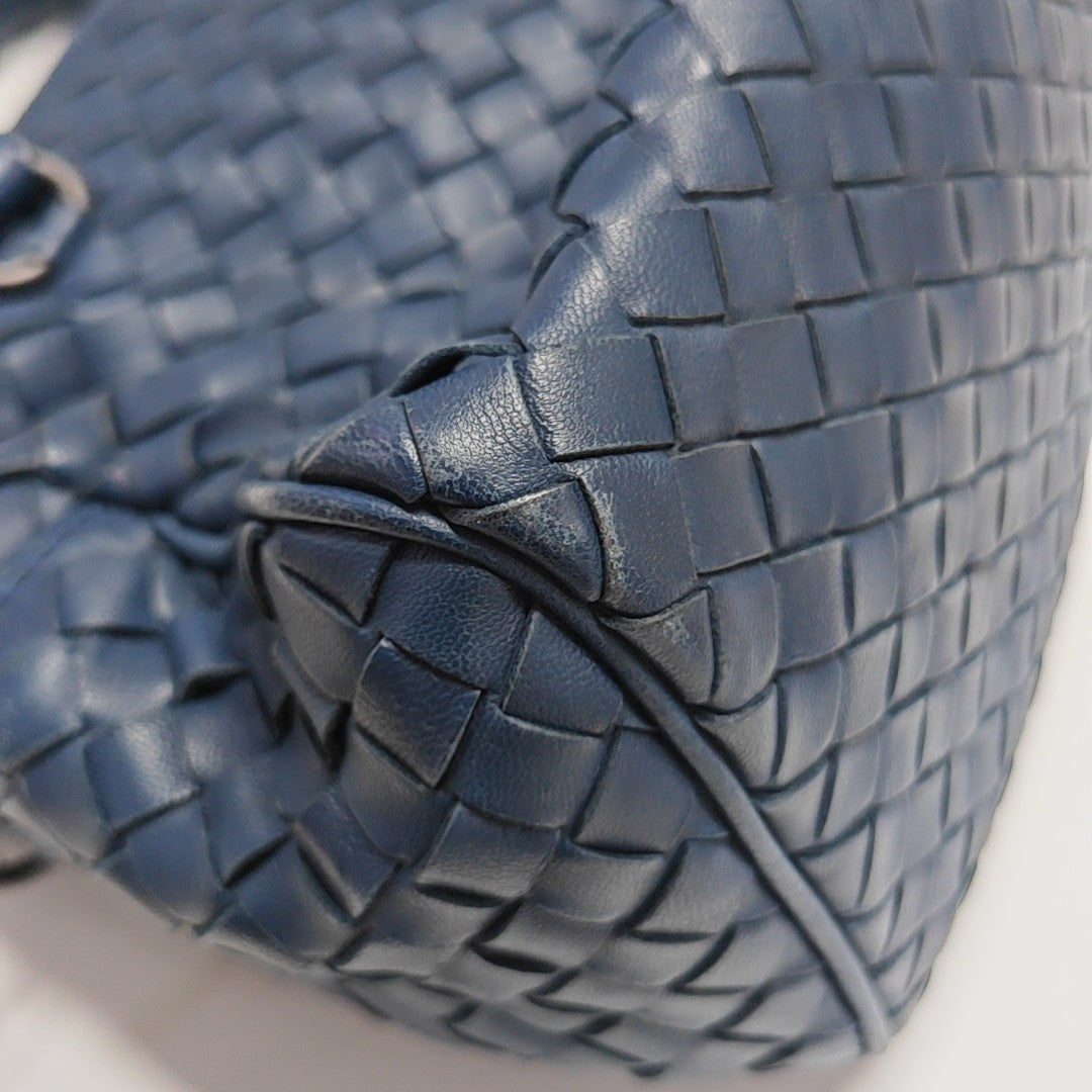 Lambskin Shoulder Bag Blue