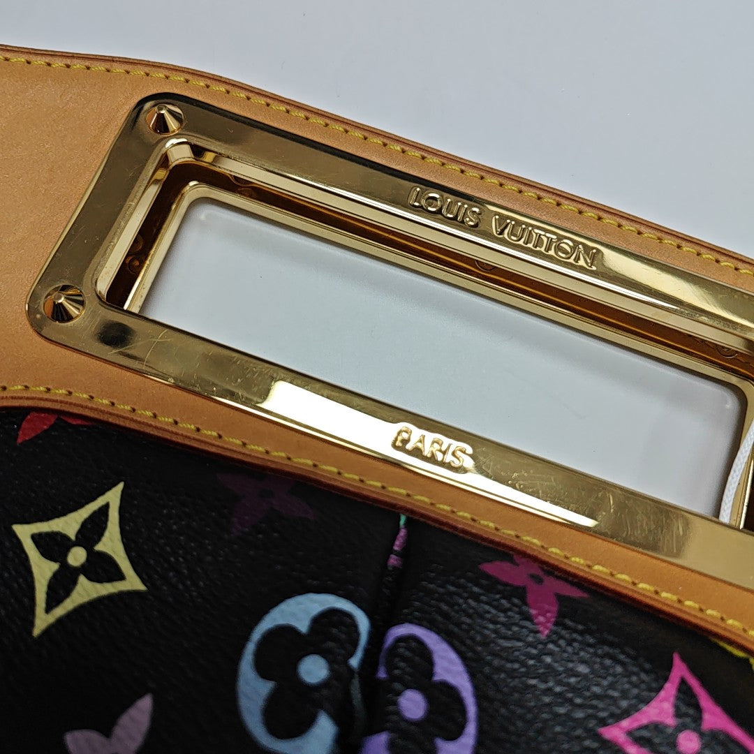 LV × TM JUDY Monogram Coated Canvas Black