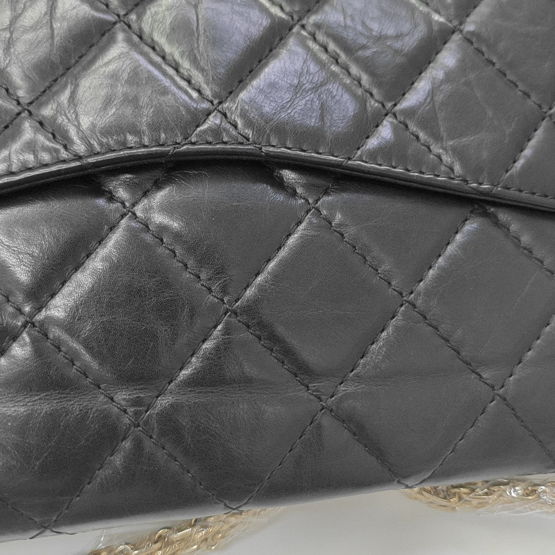 2.55 227 Quilted Calfskin Black
