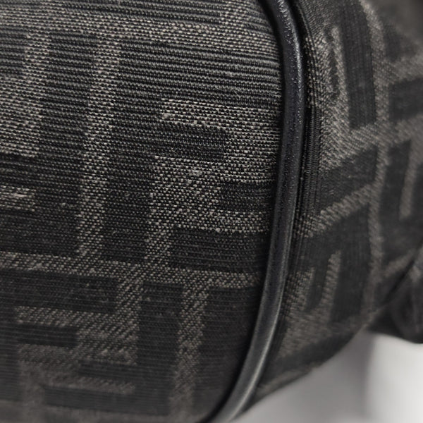 FENDI Strike Medium Canvas Black