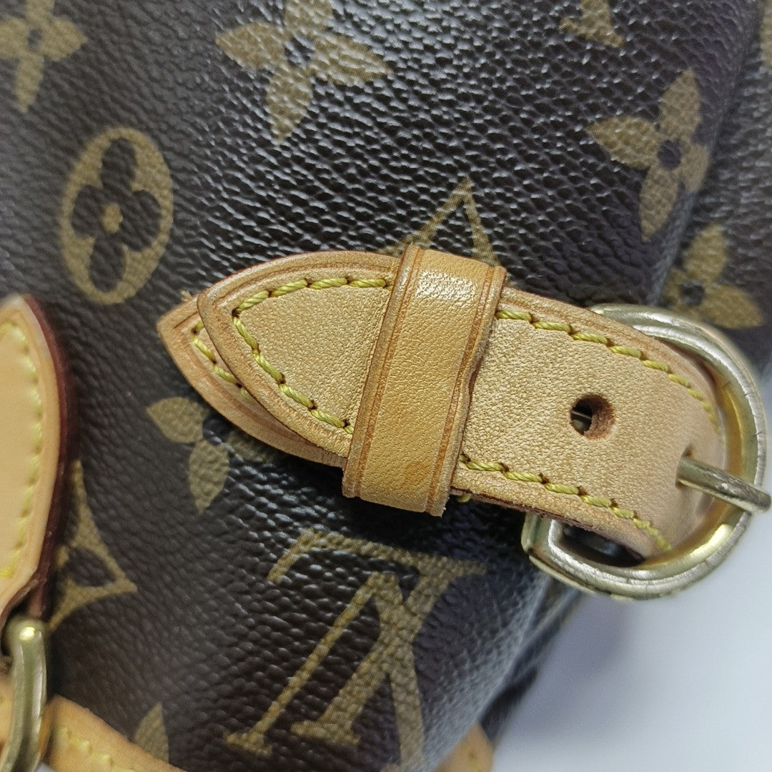 BATIGNOLLES MM Monogram Coated Canvas Brown