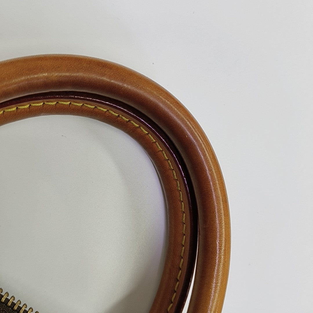 SPEEDY 30 Monogram Coated Canvas Brown