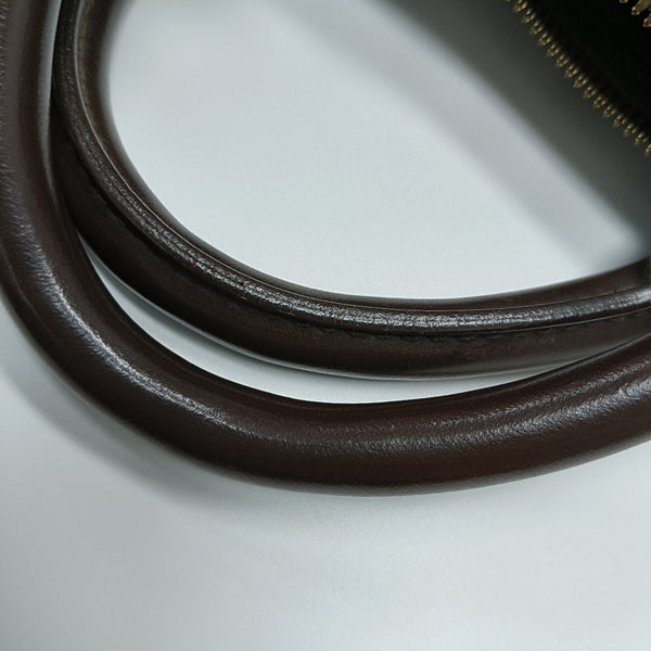 KEEPALL 50 Damier Ebene Coated Canvas Brown