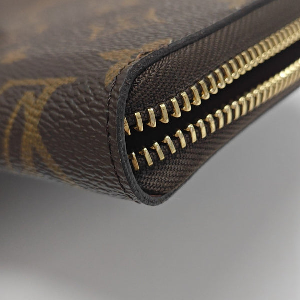 ZIPPY Monogram Coated Canvas Brown Wallet