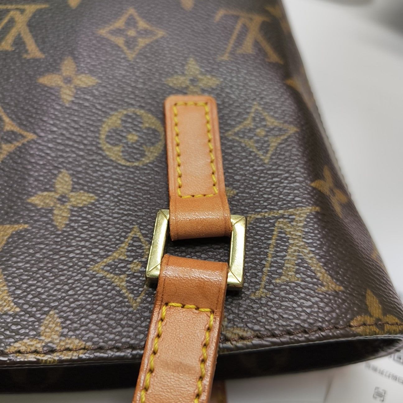 VINTAGE VAVIN PM Monogram Coated Canvas Brown