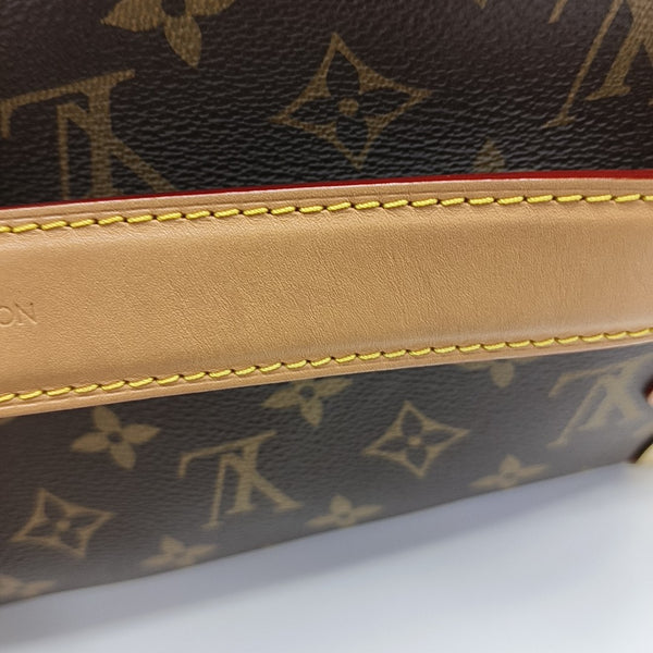 SIDE TRUNK MM Monogram Coated Canvas Brown