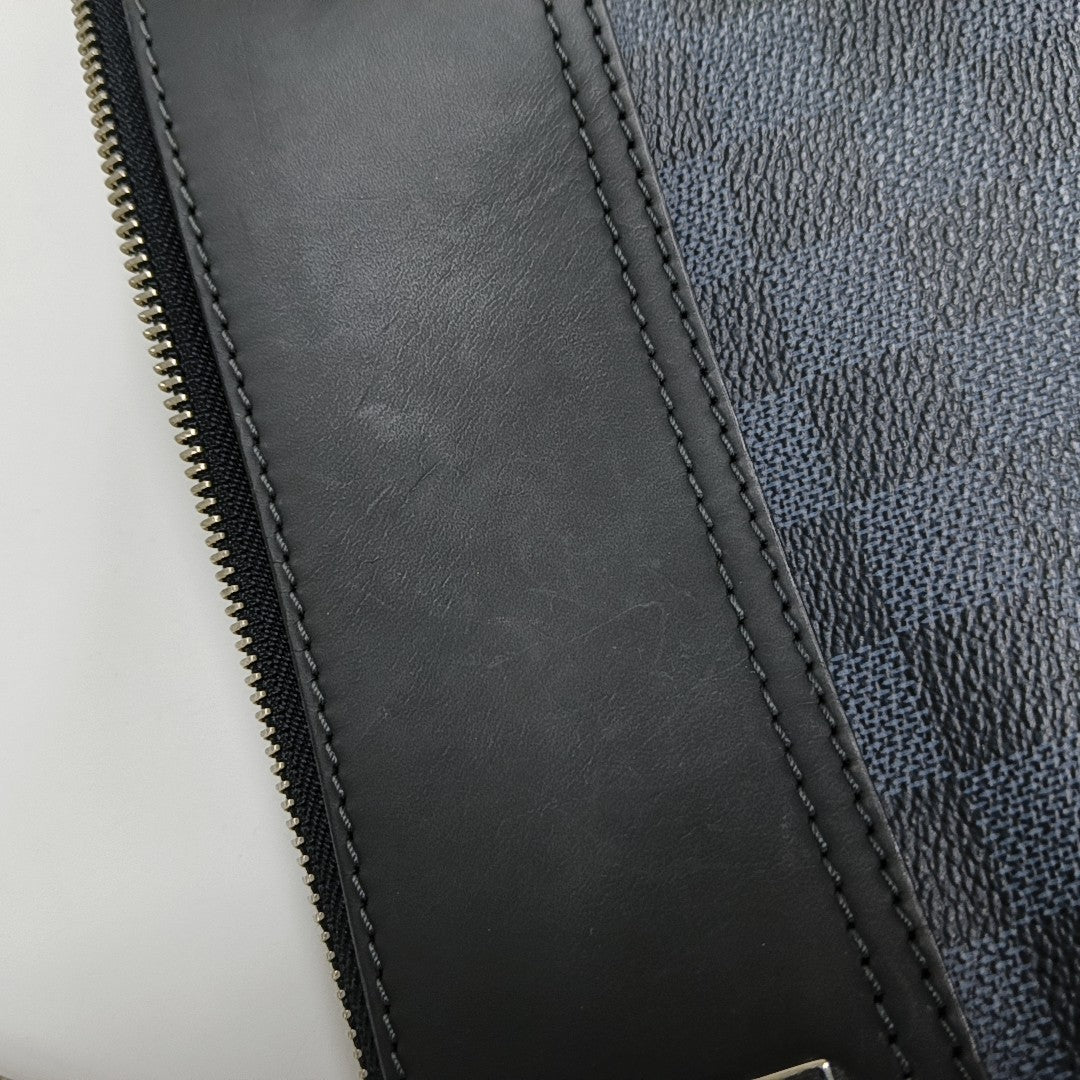 GREENWICH Damier Coated Canvas Blue