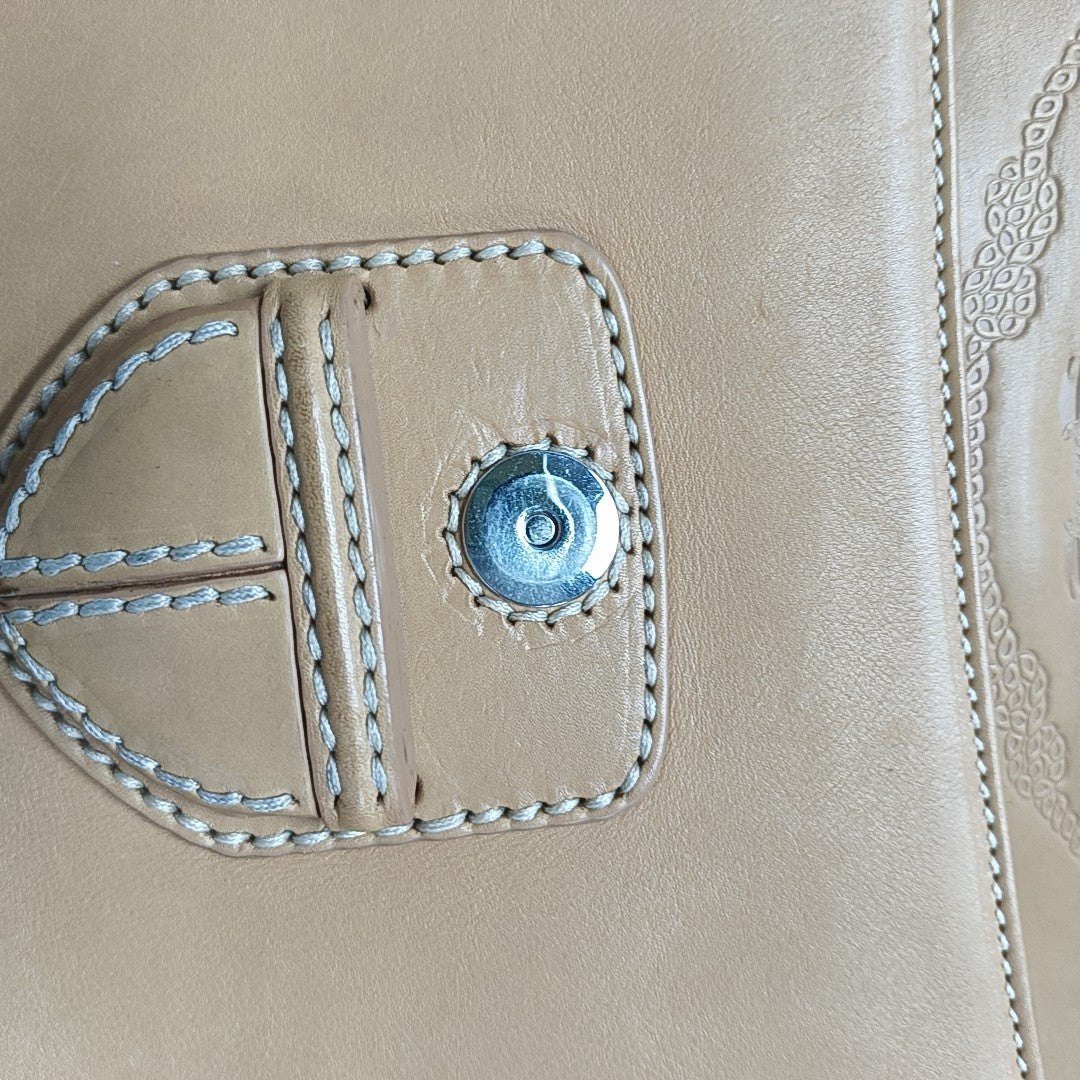 Calfskin Shoulder Bag Yellow