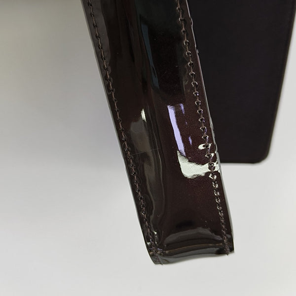 FÉLICIE Monogram Patent Leather Black