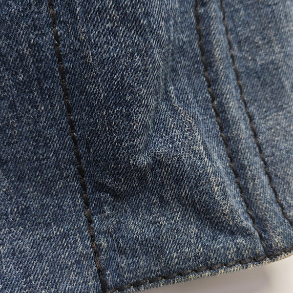 Denim Quilted Denim Blue