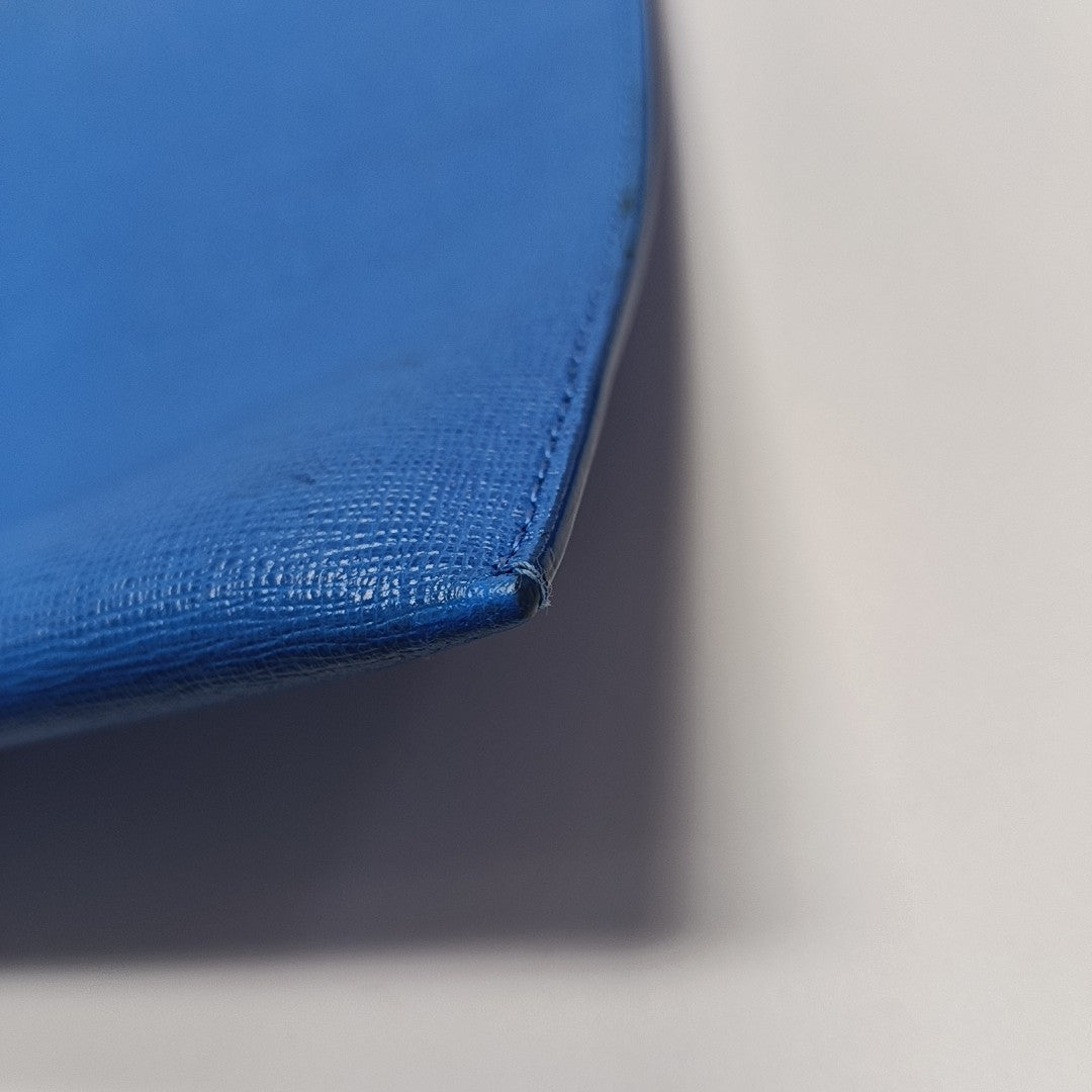 Calfskin Clutch Blue